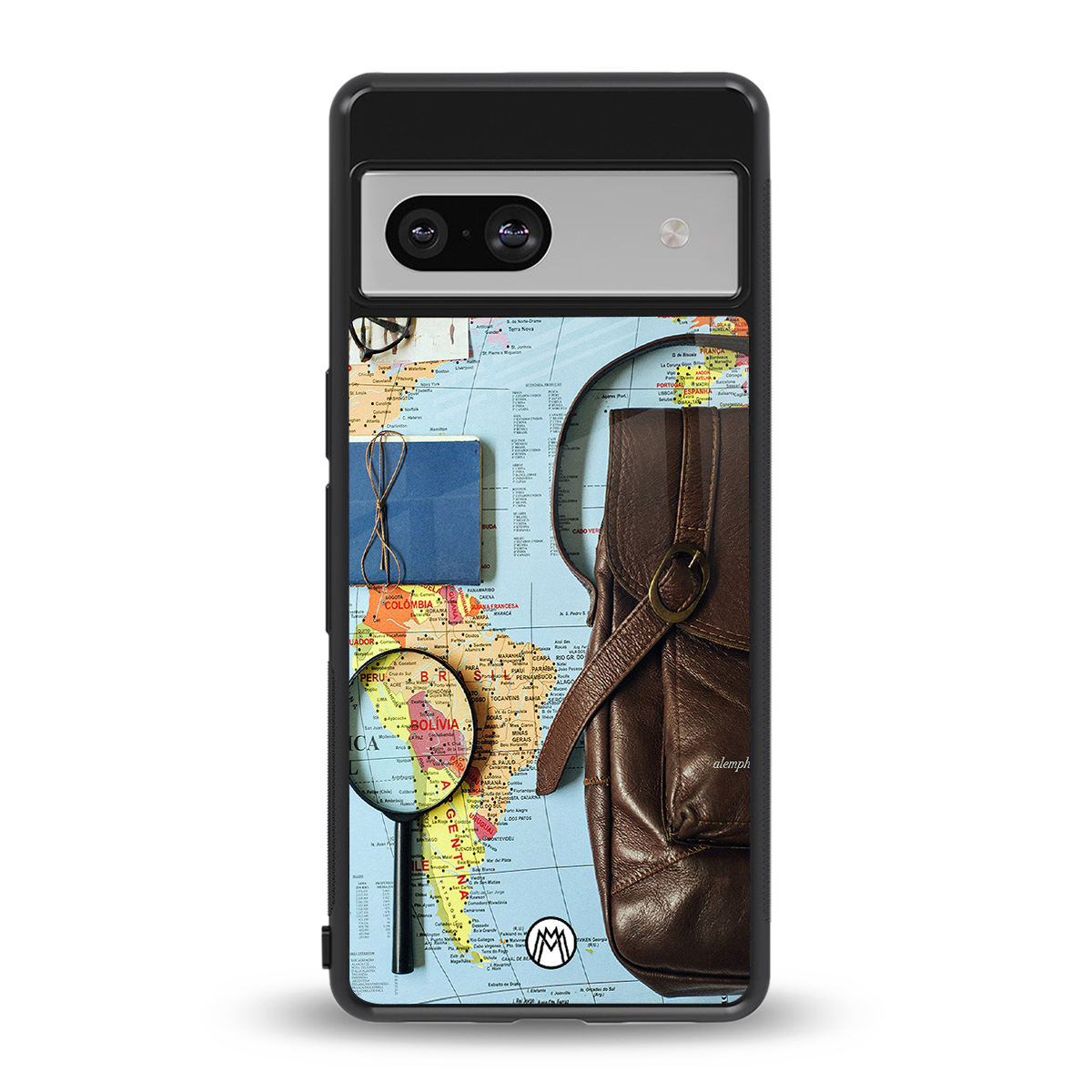 wanderlust back phone cover | glass case for Google Pixel 7A