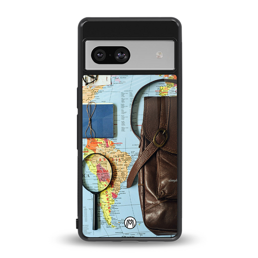 wanderlust back phone cover | glass case for Google Pixel 7A