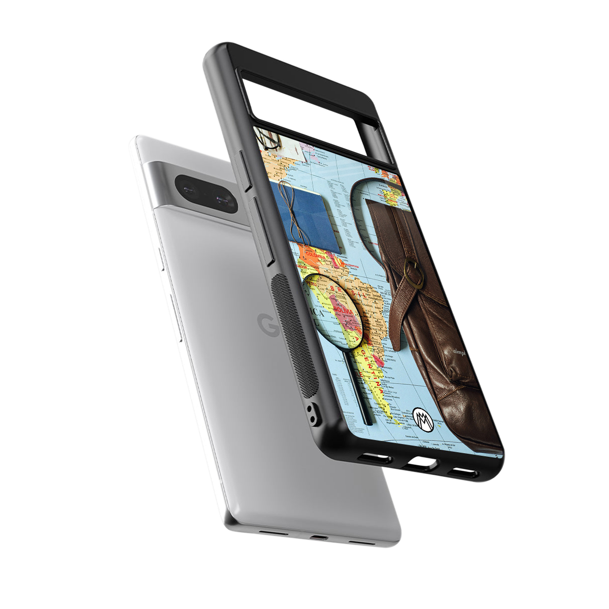 wanderlust back phone cover | glass case for Google Pixel 7