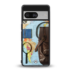 wanderlust back phone cover | glass case for Google Pixel 8