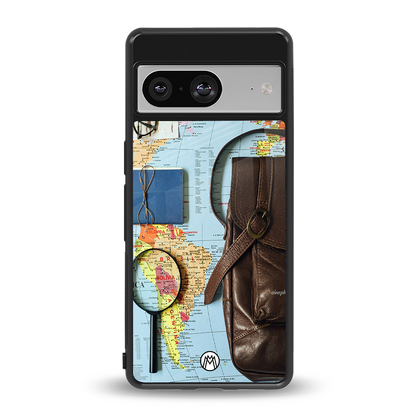 wanderlust back phone cover | glass case for Google Pixel 8