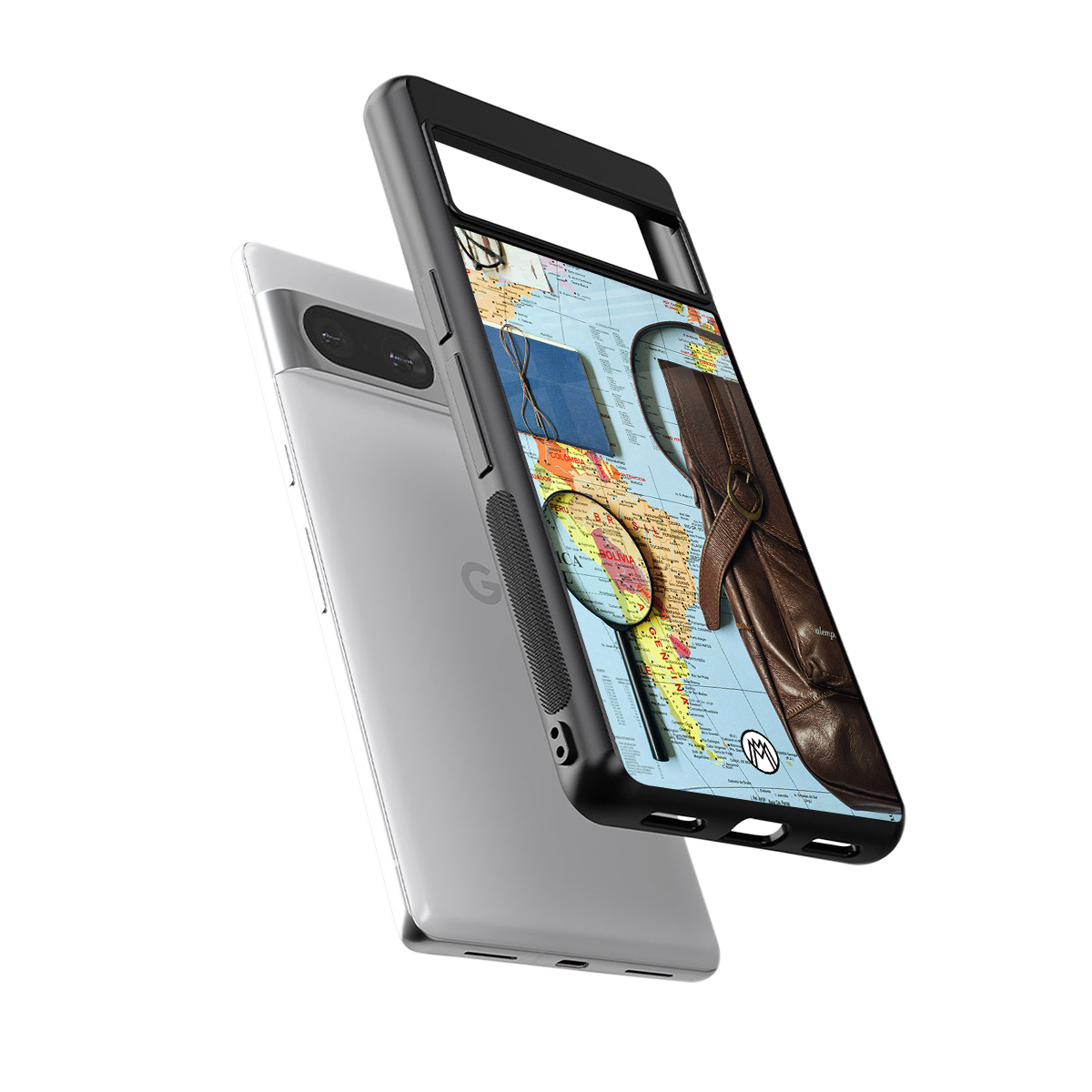 wanderlust back phone cover | glass case for Google Pixel 8