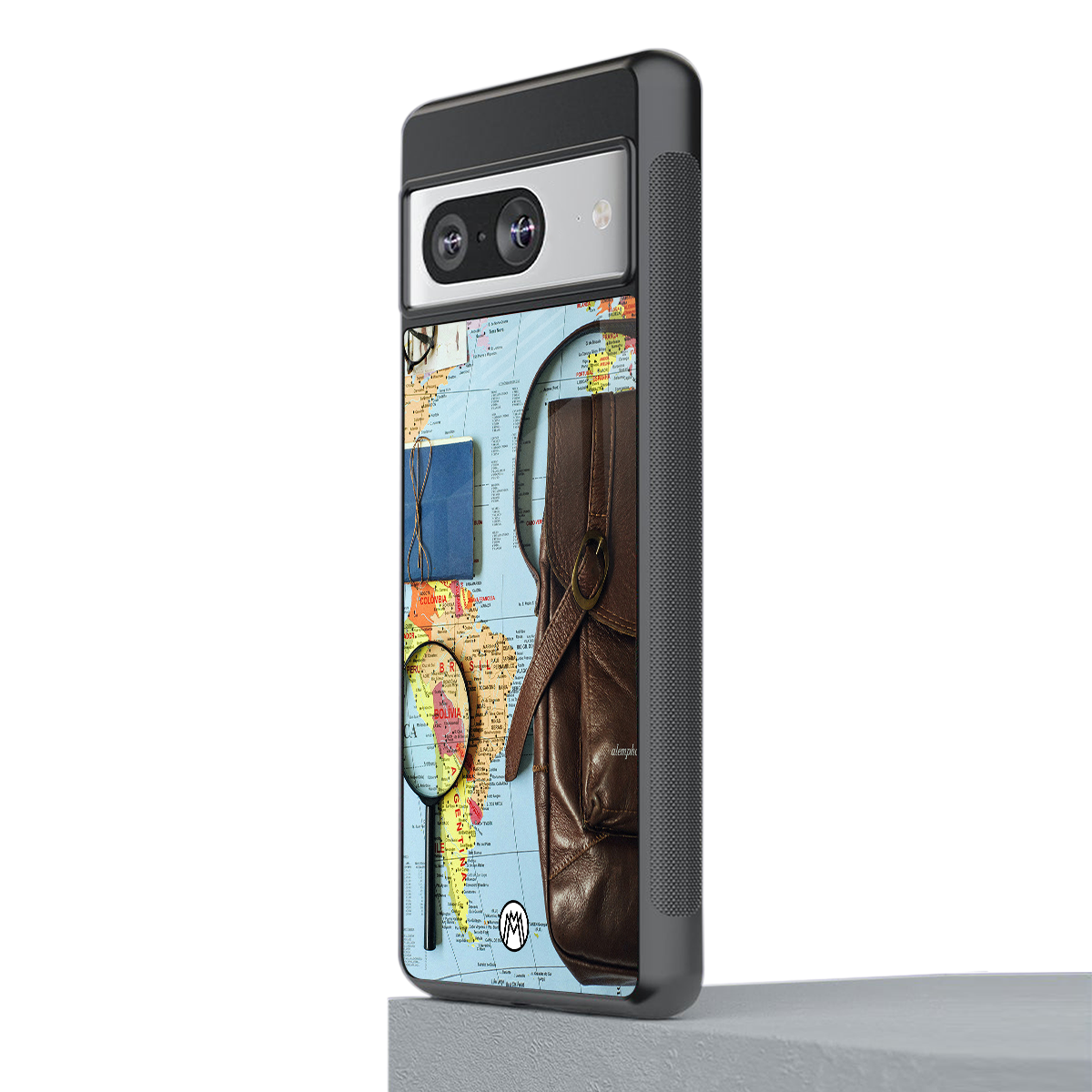 wanderlust back phone cover | glass case for Google Pixel 8