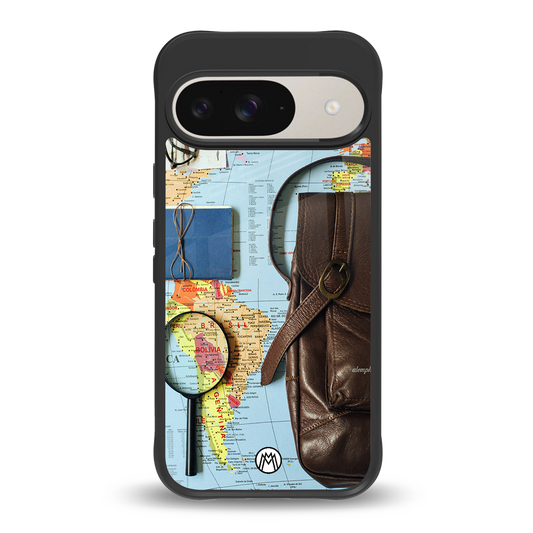wanderlust back phone cover | glass case for google pixel 9