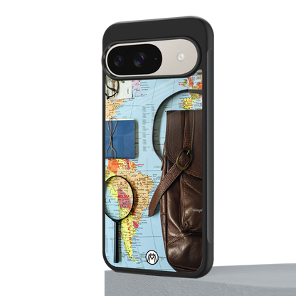 wanderlust back phone cover | glass case for google pixel 9
