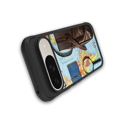 wanderlust back phone cover | glass case for google pixel 9