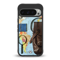 wanderlust back phone cover | glass case for google pixel 9 pro