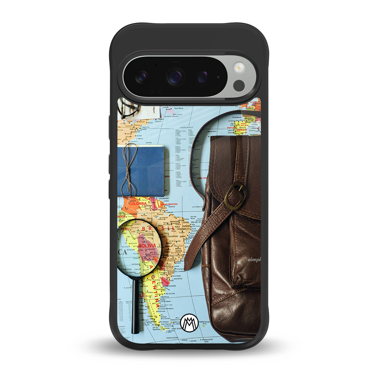 wanderlust back phone cover | glass case for google pixel 9 pro