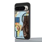 wanderlust back phone cover | glass case for google pixel 9 pro
