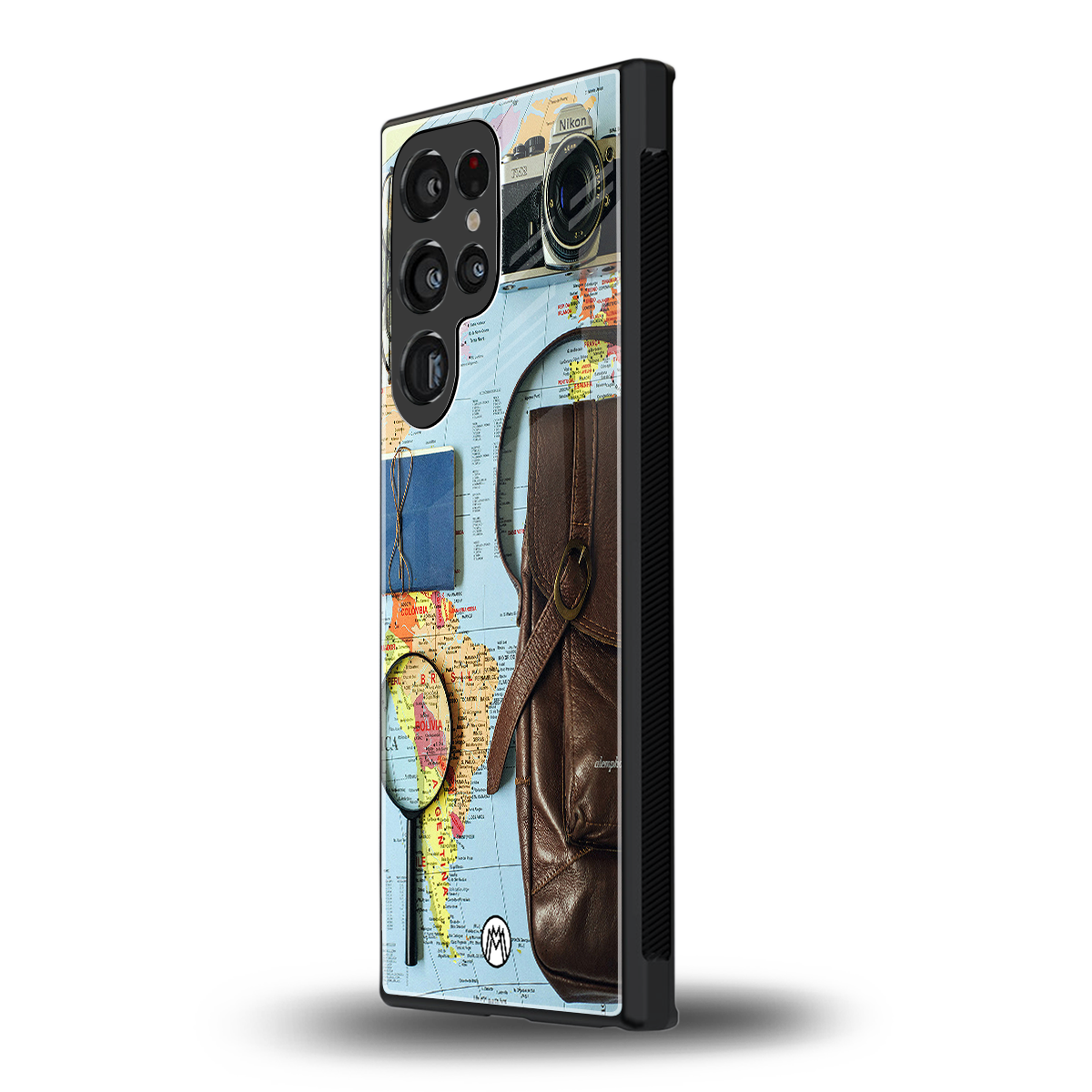 wanderlust back phone cover | glass case for samsung galaxy s23 ultra