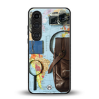 wanderlust back phone cover | glass case for samsung galaxy s24