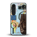 wanderlust back phone cover | glass case for samsung galaxy s25 plus