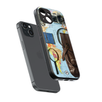 wanderlust back phone cover | glass case for iphone 15