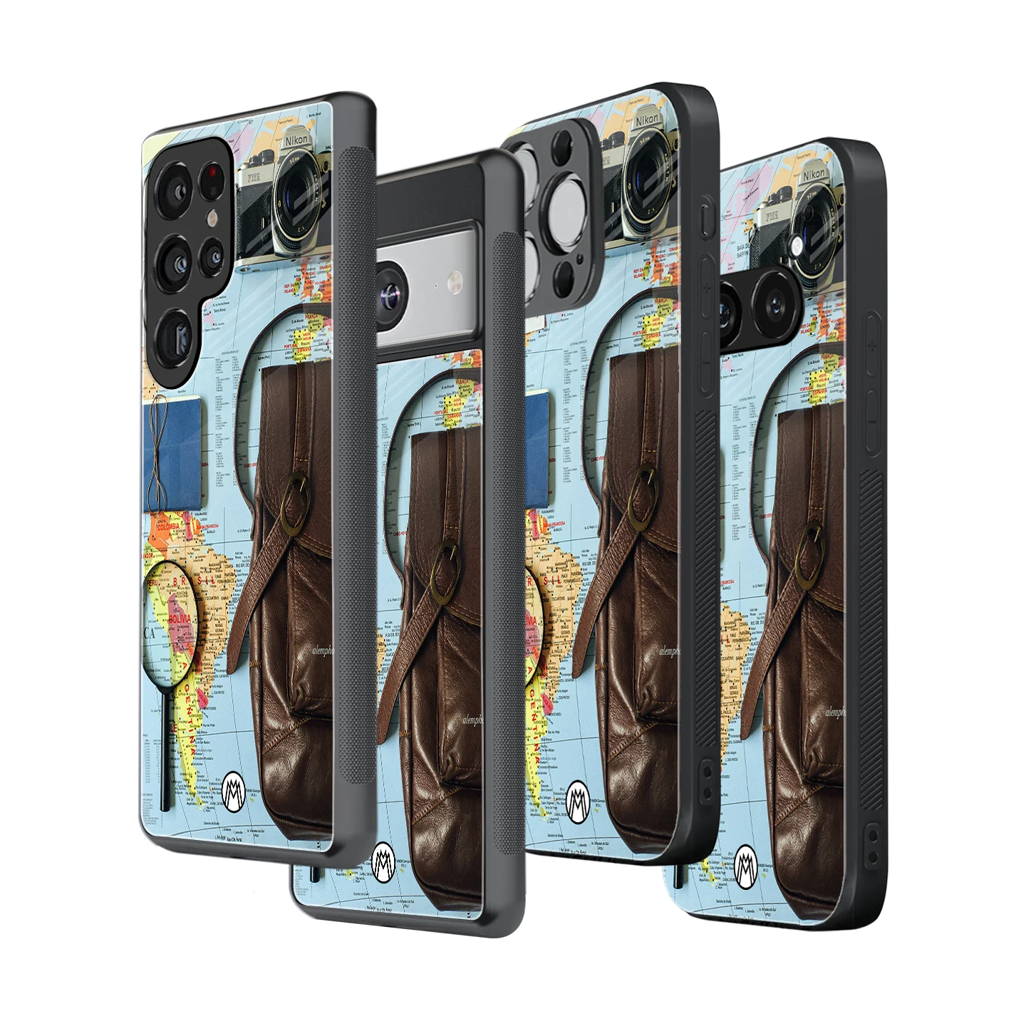 Stylish Glass Back Case for All Smartphones – iPhone, Samsung, OnePlus, Pixel, Redmi, Oppo, Vivo, Motorola
