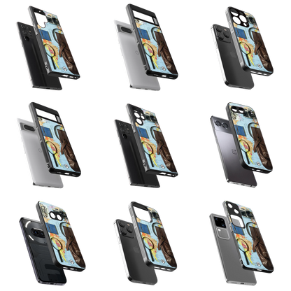 Durable Glass Back Mobile Case for iPhone, Samsung, OnePlus, Google Pixel, Redmi, Vivo, Oppo