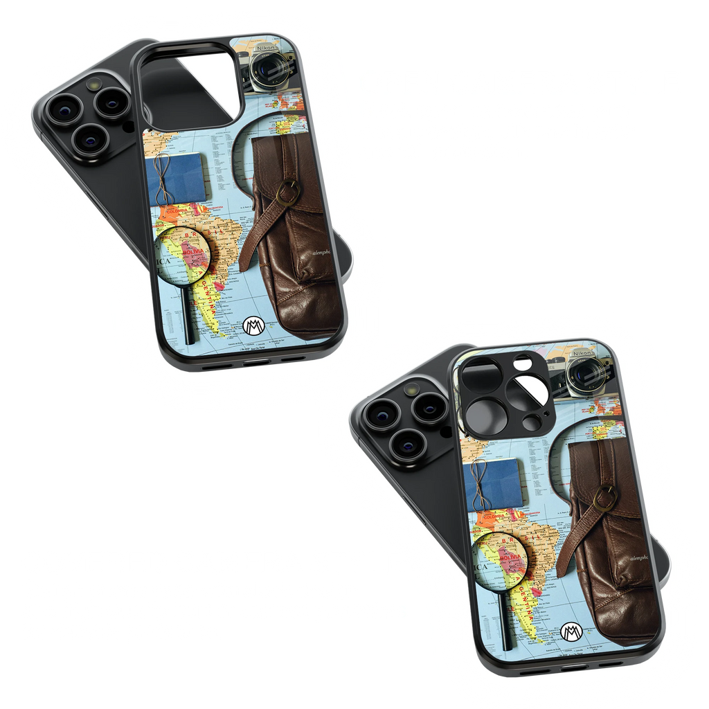 Trendy Glass Back Mobile Case for iPhone, Samsung, Redmi, OnePlus, Google Pixel, Motorola