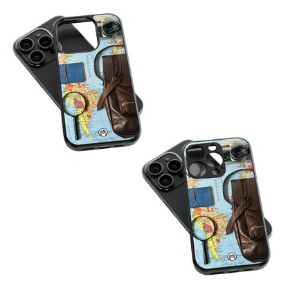 Trendy Glass Back Mobile Case for iPhone, Samsung, Redmi, OnePlus, Google Pixel, Motorola