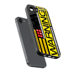 warning back phone cover | glass case for iphone 16e