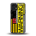 warning back phone cover | glass case for nothing phone 1