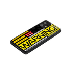 warning back phone cover | glass case for nothing phone 1