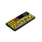 warning back phone cover | glass case for nothing phone 2