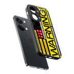 warning back phone cover | glass case for oneplus nord 3