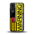 warning back phone cover | glass case for oneplus nord ce 4 lite