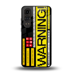 warning back phone cover | glass case for oneplus nord ce 4 lite