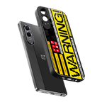 warning back phone cover | glass case for oneplus nord ce 4 lite