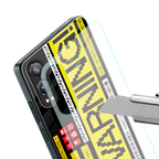 warning back phone cover | glass case for oneplus nord ce 4 lite