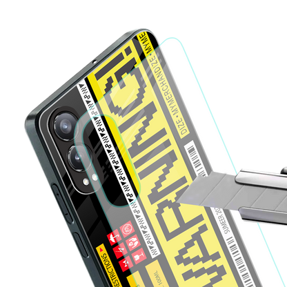 warning back phone cover | glass case for oneplus nord ce 4 lite