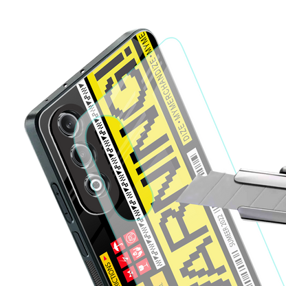 warning back phone cover | glass case for oneplus nord ce 4