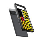 warning back phone cover | glass case for google pixel 6 pro