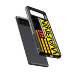 warning back phone cover | glass case for google pixel 6