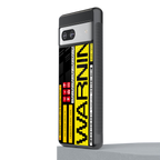 warning back phone cover | glass case for Google Pixel 7