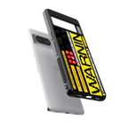 warning back phone cover | glass case for Google Pixel 8