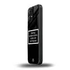 warning sign black edition back phone cover | glass case for nothing phone 1