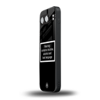 warning sign black edition back phone cover | glass case for oneplus nord 4