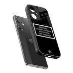 warning sign black edition back phone cover | glass case for oneplus nord ce 3