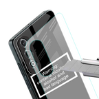 warning sign black edition back phone cover | glass case for oneplus nord ce 4