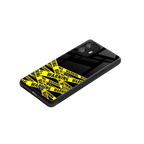 warning tape back phone cover | glass case for nothing phone 2