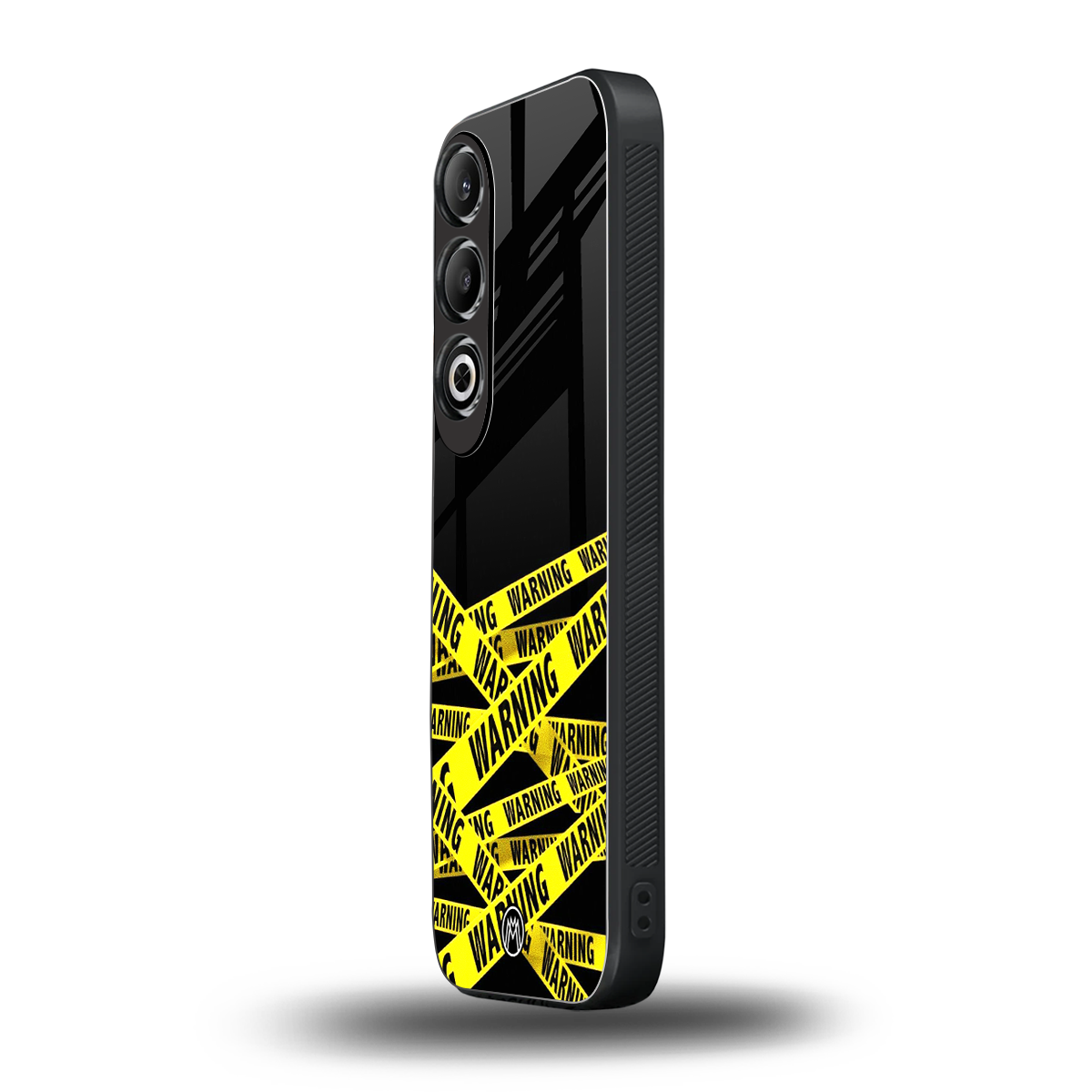 warning tape back phone cover | glass case for oneplus nord ce 4
