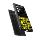 warning tape back phone cover | glass case for samsung galaxy s25 ultra