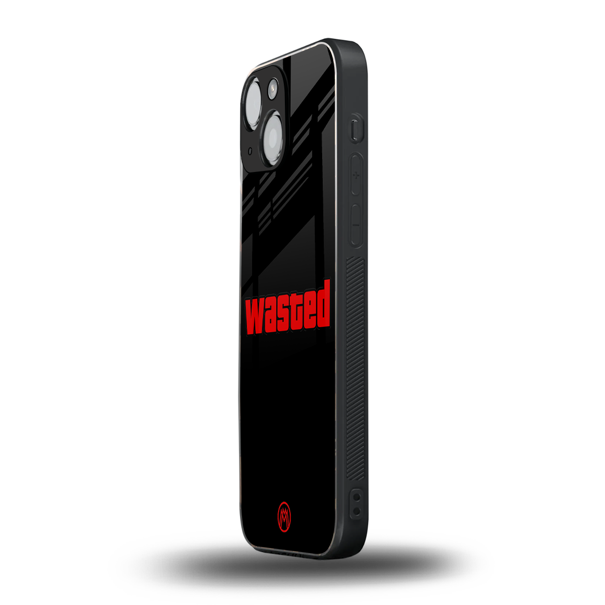 wasted back phone cover | glass case for iphone 13 mini