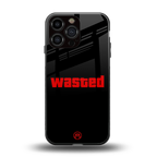 wasted back phone cover | glass case for iphone 13 pro max