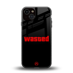 wasted back phone cover | glass case for iphone 13
