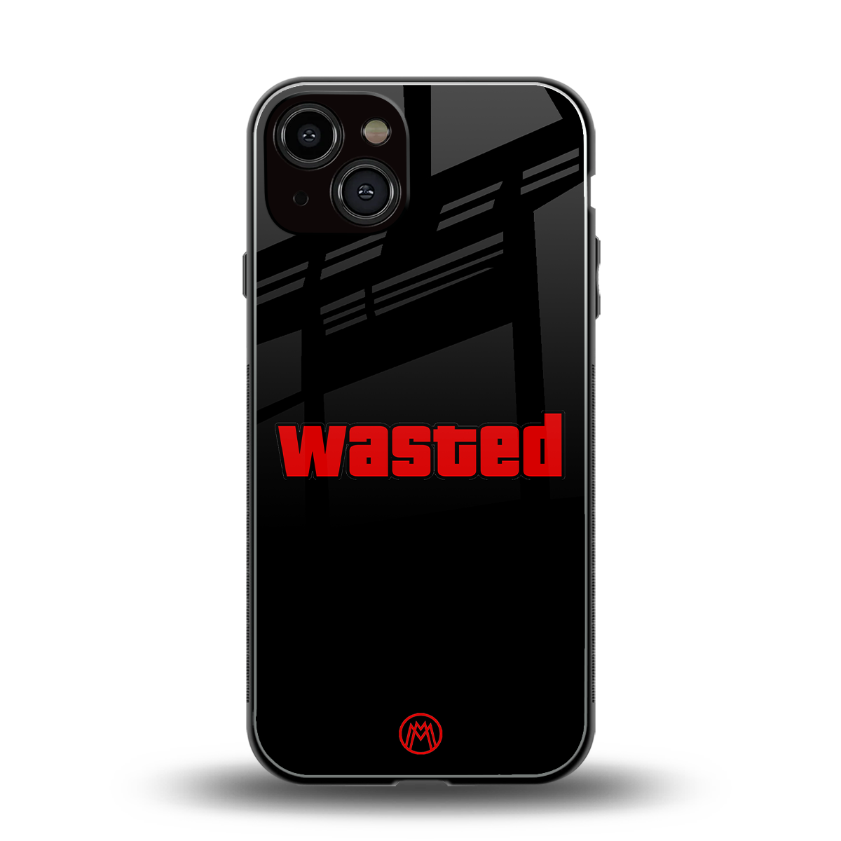 wasted back phone cover | glass case for iphone 13