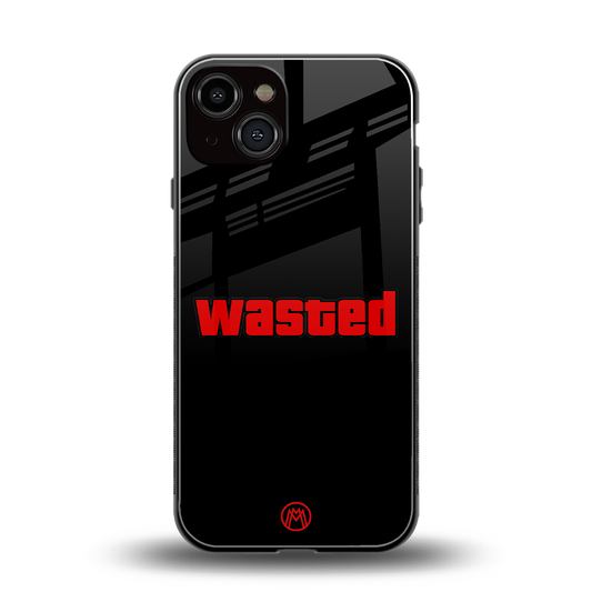 wasted back phone cover | glass case for iphone 13