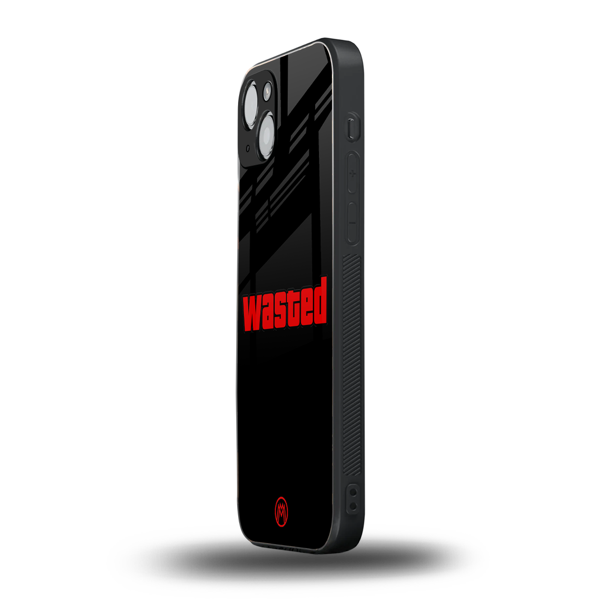 wasted back phone cover | glass case for iphone 14 plus