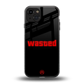 wasted back phone cover | glass case for iphone 15